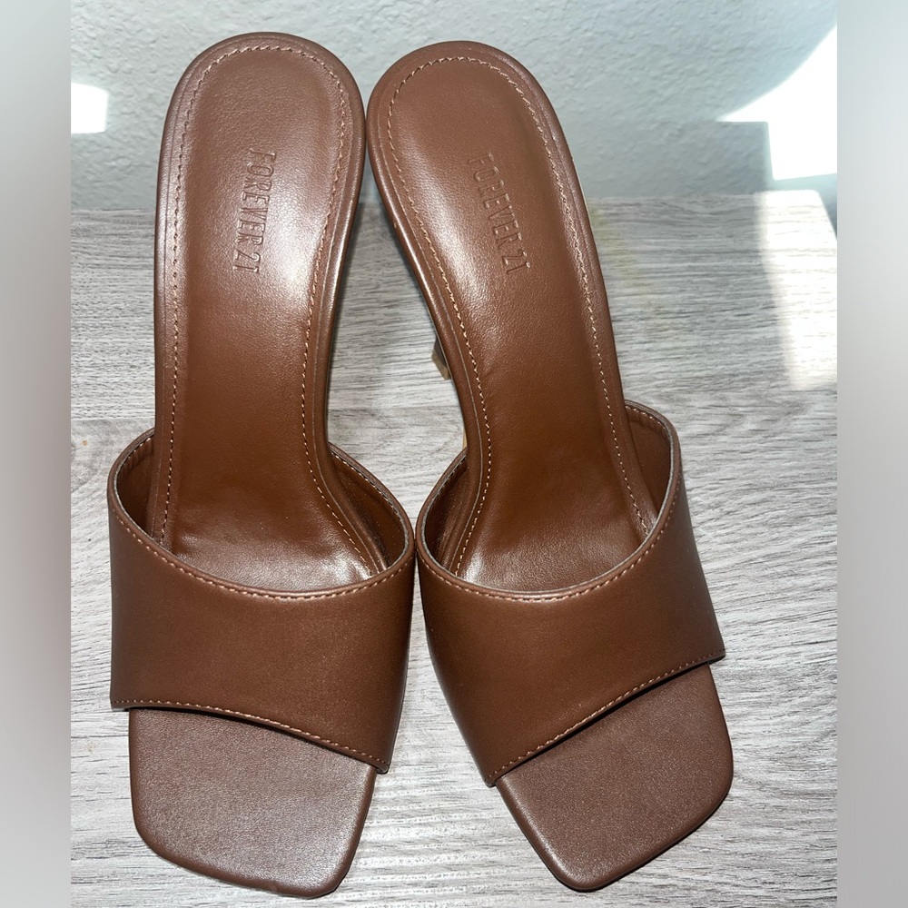Forever 21 Size 6 Women's Brown Casual Stilettos